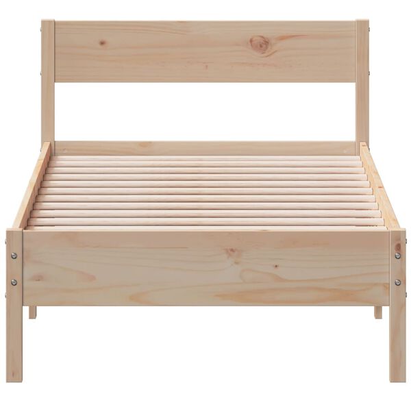 vidaXL Letto senza Materasso 90x190 cm in Legno Massello di Pino
