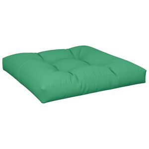 vidaXL Cuscino per Pallet Verde 70x70x12 cm in Tessuto
