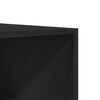 vidaXL Armadio Nero 100x50x200 cm in Legno Multistrato