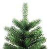 vidaXL Albero di Natale con 150 LED con supporto Verde 65 cm PE