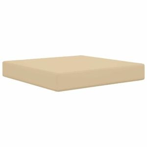 vidaXL Cuscino per divano da esterno Poliestere Beige 60 x 60 cm