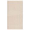 vidaXL Tappeto Shaggy Beige 120x183 cm Poliestere