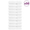 vidaXL Asciugamani Premium SOLUND 50 pz Bianco 50x100 cm 600 g/m&sup2;