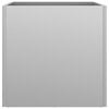 vidaXL Fioriera Argento 32x30x29 cm in Acciaio Zincato