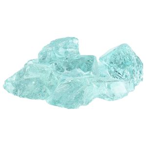 vidaXL Sassi da Giardino Turchese 12 cm Vetro