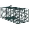 vidaXL Trappola per animali Verde 31 x 13 x 12cm Acciaio