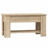 vidaXL Tavolino da Salotto Rovere Sonoma 101x49x52cm Legno Multistrato