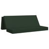 vidaXL Divano Letto Pieghevole 180 x 67 x 45 cm Verde Scuro