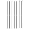 vidaXL Recinzione Metallica con Flangia Antracite 1,4x10 m