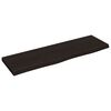 vidaXL Ripiano Marrone Scuro 100x30x(2-4) cm Massello Rovere Trattato