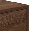 vidaXL Mobile Porta TV Rovere Marrone 80x31x25,5 cm Legno Multistrato