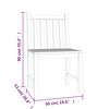 vidaXL Set da Pranzo per Giardino 5 pz in Legno Massello di Teak