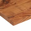 vidaXL Piano Tavolo 70x30x3,8 cm Rettangolare Legno Massello Acacia