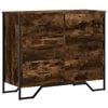 vidaXL Cassettiera Rovere Sonoma 91x35,5x74,5 cm in Truciolato