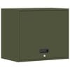 vidaXL Armadio a muro per garage Oliver verde 60 x 40 x 53 cm