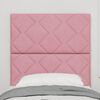 vidaXL Testiera LED con testiera Rosa 80 cm Pelle Sintetica
