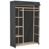 vidaXL Armadio Grigio 110x40x170 cm in Tessuto