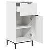 vidaXL Mobile da Bagno Bianco 39.5 x 36 x 88 cm Legno multistrato