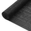 vidaXL Rete per Privacy Nera 3,6x25 m in HDPE 75 g/m&sup2;
