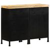 vidaXL Credenza con 3 Cassetti e 2 Ante in Massello di Mango Grezzo