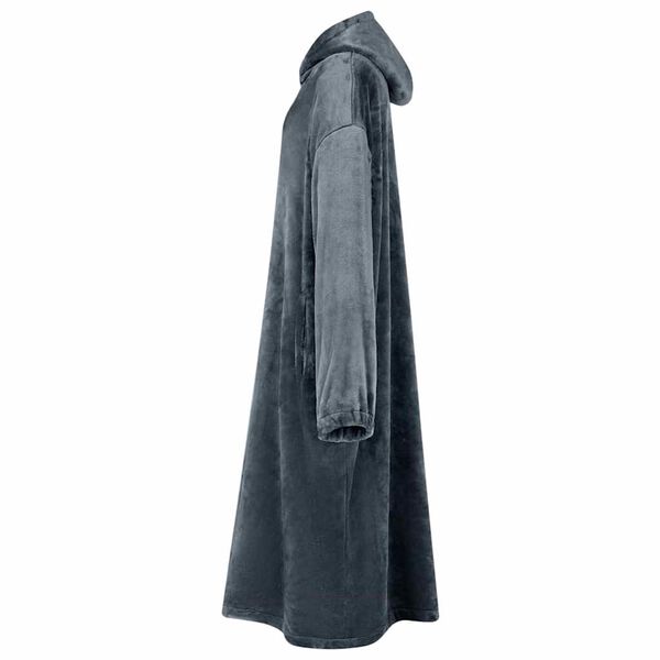 vidaXL Felpa coperta Blu navy l Flanella