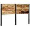 vidaXL Testiera 160 cm in Legno Massello di Mango e Ferro