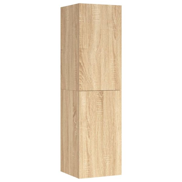 vidaXL Mobile Porta TV Rovere Sonoma 30,5x30x110 cm Legno Multistrato