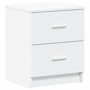 vidaXL Comodino con 2 Cassetti Bianco 40x36x50 cm