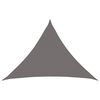 vidaXL Telo Ombra 7 x 5 x 5 m HDPE Triangolare Grigio Chiaro