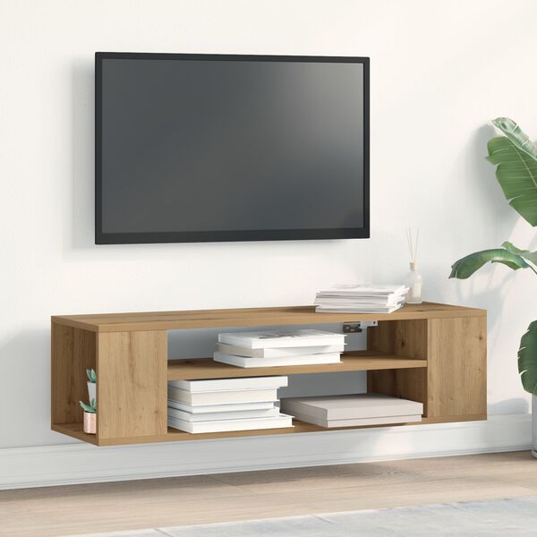 vidaXL Mobile TV artisian oak 100 x 30 x 26,5 cm Legno multistrato
