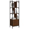 vidaXL Libreria Anta Rovere Marrone 44,5x30x154,5 cm Legno Multistrato