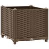 vidaXL Fioriera Rialzata 40x40x38 cm in Polipropilene