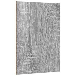 vidaXL Pannelli decorativi 12 pz Sonoma grigio 21 x 30 x 0,27 cm
