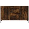 vidaXL Credenza Rovere Fumo 100x36x60 cm in Legno Multistrato