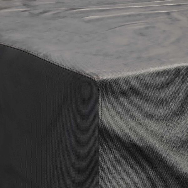 vidaXL Copertura per mobili Tinta unita Nero 300 x 250 x 100 cm 420D