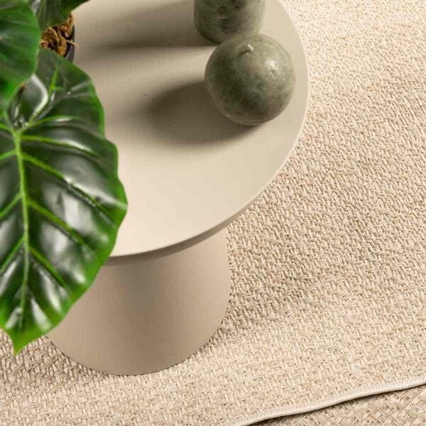 vidaXL Tappeto ZIZUR Beige 60x110 cm Aspetto Iuta Interni ed Esterni