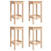 vidaXL Set Bar da Giardino 5 pz in Legno Massello di Pino