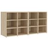vidaXL Scarpiere 2 pz Rovere Sonoma 52,5x30x50 cm