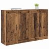 vidaXL Mobile a muro 2 pcs Legno vecchio 69,5 x 34 x 90 cm