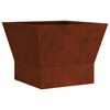 vidaXL Braciere Ruggine 40 x 40 x 35 cm Acciaio Corten