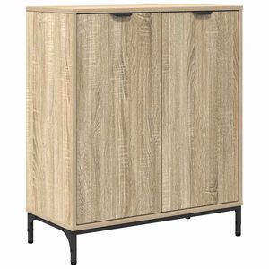 vidaXL Credenza Rovere Sonoma 69,5 x 33 x 82 cm Legno multistrato