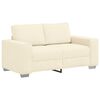 vidaXL Divano Divanetto Crema 160x77x82 cm Tessuto di Velluto a Coste