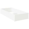 vidaXL Giroletto per rete letto regolabile Bianco 90 x 200 cm
