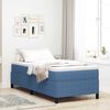 vidaXL Letto a molle Blu 100 x 200 cm Velluto