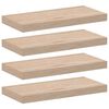 vidaXL Mensole Pensili 4 pz 50x23,5x4 cm in Truciolato