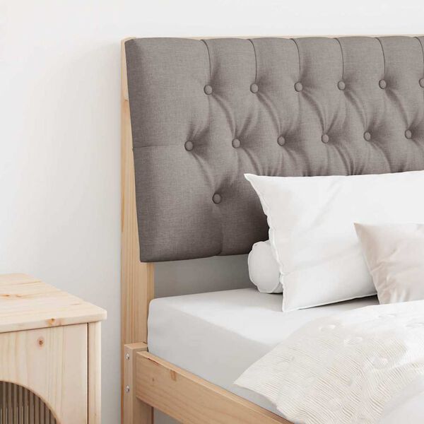 vidaXL Testiera imbottita Talpa 100 cm Pino massello