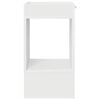 vidaXL Tavolino 2 pcs Bianco 30 x 30 x 56 cm Legno multistrato