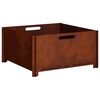 vidaXL Focolare Ruggine 60 x 60 x 30 cm Acciaio Corten