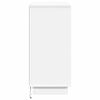 vidaXL Madia LED Bianco 71 x 34,5 x 75 cm Legno multistrato