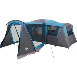vidaXL Tenda per Famiglia 20 Persone 20 persona Blu e Grigio